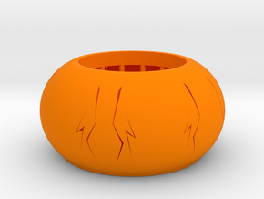 pumkincandleholder in Orange Processed Versatile Plastic