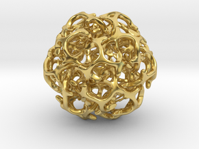 Ball 20 in Polished Brass: 6mm