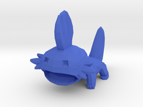 Low Poly Mudkip in Blue Processed Versatile Plastic