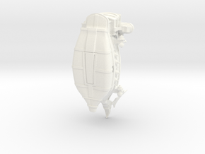 WOW Alliance Gunship Skybreaker (Part1/2) in White Processed Versatile Plastic