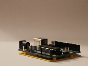 Case Arduino UNO in Yellow Processed Versatile Plastic