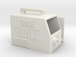 Scale Built Scale Welder / Volt Meter in White Natural Versatile Plastic