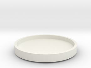 Spinning Tray for Smiley Sectors in White Natural Versatile Plastic