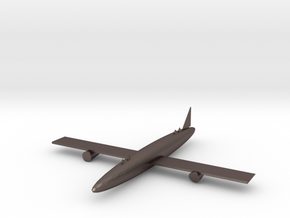 airplane Chopstick holder in Polished Bronzed-Silver Steel