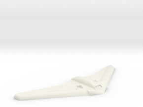 Invisible airplane in White Natural Versatile Plastic