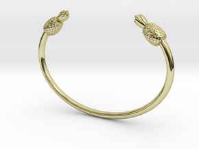 PINEAPPLE LOVE. in 18k Gold Plated Brass: Small