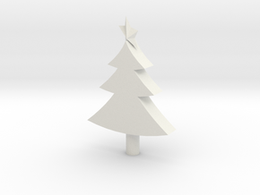 merry chrismas tree in White Natural Versatile Plastic: Medium