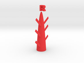耳環架.stl in Red Processed Versatile Plastic: Medium