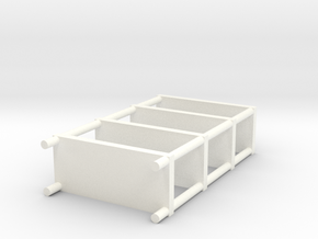  Shelf set in White Processed Versatile Plastic: Large