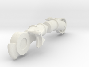 Air Brake Gladhand - 1 3/4" scale in White Natural Versatile Plastic