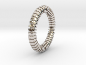  Patrick Circle - Ring in Rhodium Plated Brass: 5 / 49