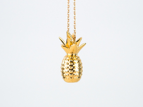 Tropical kiss in 14k Gold Plated Brass