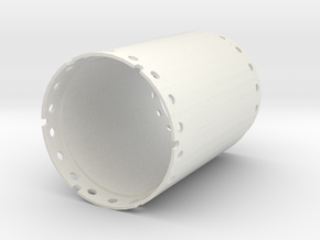 Casing joint 1500mm, length 2,00m in White Natural Versatile Plastic