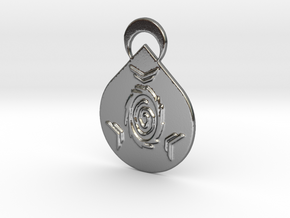  Apex Legends Wraith Pendant in Polished Silver