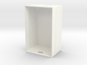 123001388-A Case Top, Medium, No Antenna Hole, Ven in White Processed Versatile Plastic