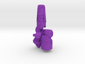 PRHI Solid Arm Complete Kit - Left with Grip Hand in Purple Processed Versatile Plastic