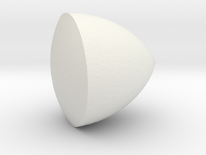 Solid of Constant Width in White Natural Versatile Plastic