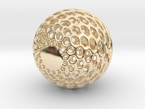 sphere in 14K Yellow Gold