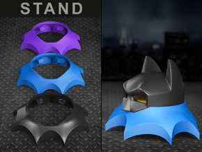 BAT STAND for the Bat Ring Box in Blue Processed Versatile Plastic