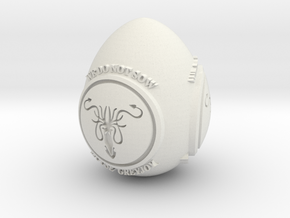 GOT House Greyjoy Easter Egg in White Natural Versatile Plastic