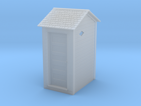 HO Great Northern Single Privy with Vent Screens in Tan Fine Detail Plastic