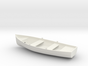 1/35 USN Wherry Life Raft Boat (Dinghy) in White Natural Versatile Plastic