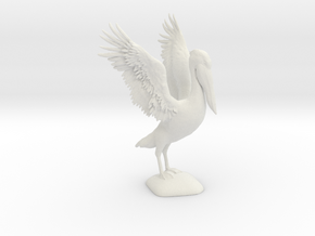 Pelican Model in White Natural Versatile Plastic