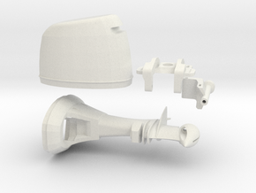 Outboard engine in White Natural Versatile Plastic