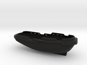 1/96 scale Tugboat Justice in Black Natural Versatile Plastic