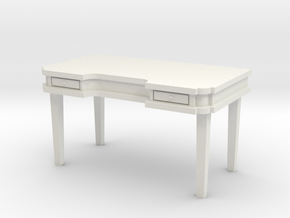 Vanity Table in White Natural Versatile Plastic