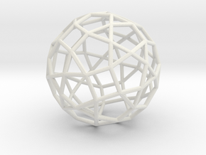 77hedron in White Natural Versatile Plastic