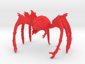 Rat Bat Spider in Red Processed Versatile Plastic