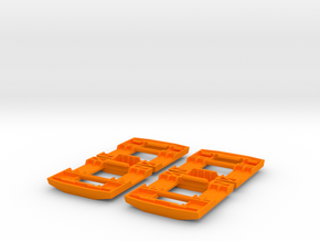 Set-of-Four Buckle Latches for Ryobi's "Cordless 1 in Orange Processed Versatile Plastic