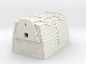 1:72 Work Bee Cargo Carrier in White Natural Versatile Plastic