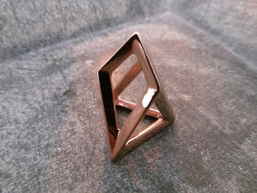 EOS chestahedron - rictoken in 14k Rose Gold Plated Brass