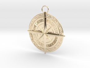 compass V3 in 14k Gold Plated Brass