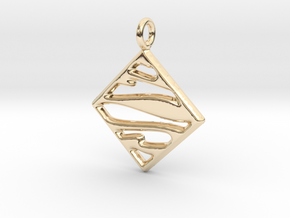 Mosaic Pendant - Keychain in 14k Gold Plated Brass