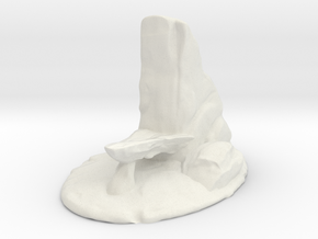 Pride Rock Sculpture in White Natural Versatile Plastic