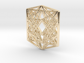 Hex Connections in 14K Yellow Gold