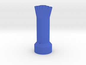 6 Mentos/Diet Soda Nozzle - 6 Spouts, 5 Mentos  in Blue Processed Versatile Plastic