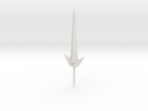 Dinoking Sword in White Natural Versatile Plastic
