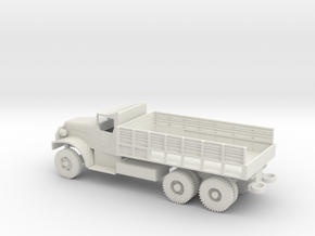 1/72 Scale White 6-ton 6x6 Cargo Truck LWB in White Natural Versatile Plastic