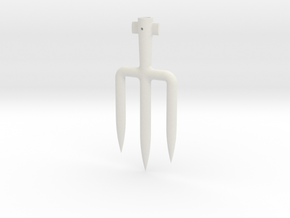 Real Steel Trident 2 Winged in White Natural Versatile Plastic