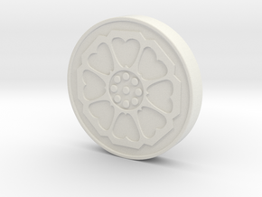 Avatar: the Last Airbender - White Lotus Tile in White Natural Versatile Plastic