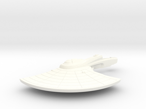 1/1000 USS Wasp (NCC-9701) Left Saucer in White Processed Versatile Plastic