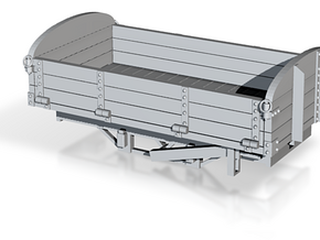 Freelance "Bobber" 3 plank open wagon (O16.5) in Tan Fine Detail Plastic