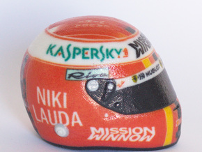 Sebastian Niki Lauda 1:5 Monaco 2019 Helmet in Natural Full Color Sandstone