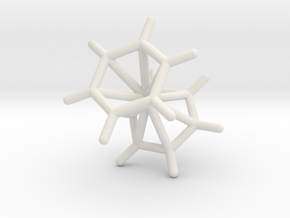 #40 D6d bis(benzene)-chromium (staggered) in White Natural Versatile Plastic