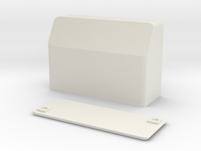 Reardoor Box in White Natural Versatile Plastic: 1:10