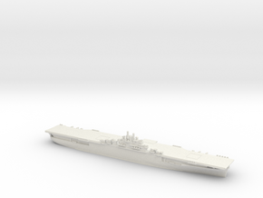 US Essex Class Aircraft Carrier (v1) in White Natural Versatile Plastic: 1:1800